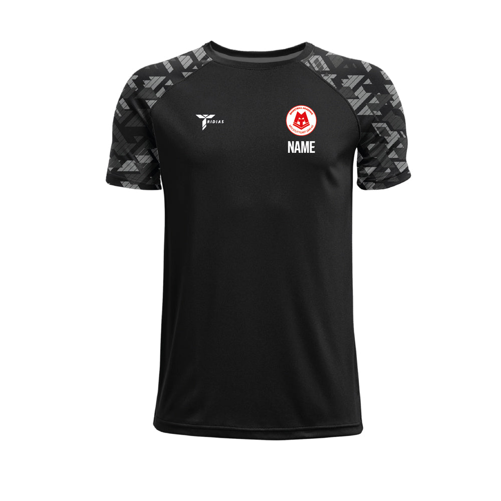 Trainingshirt MTV Stuttgart Basketball x Tridias Schwarz