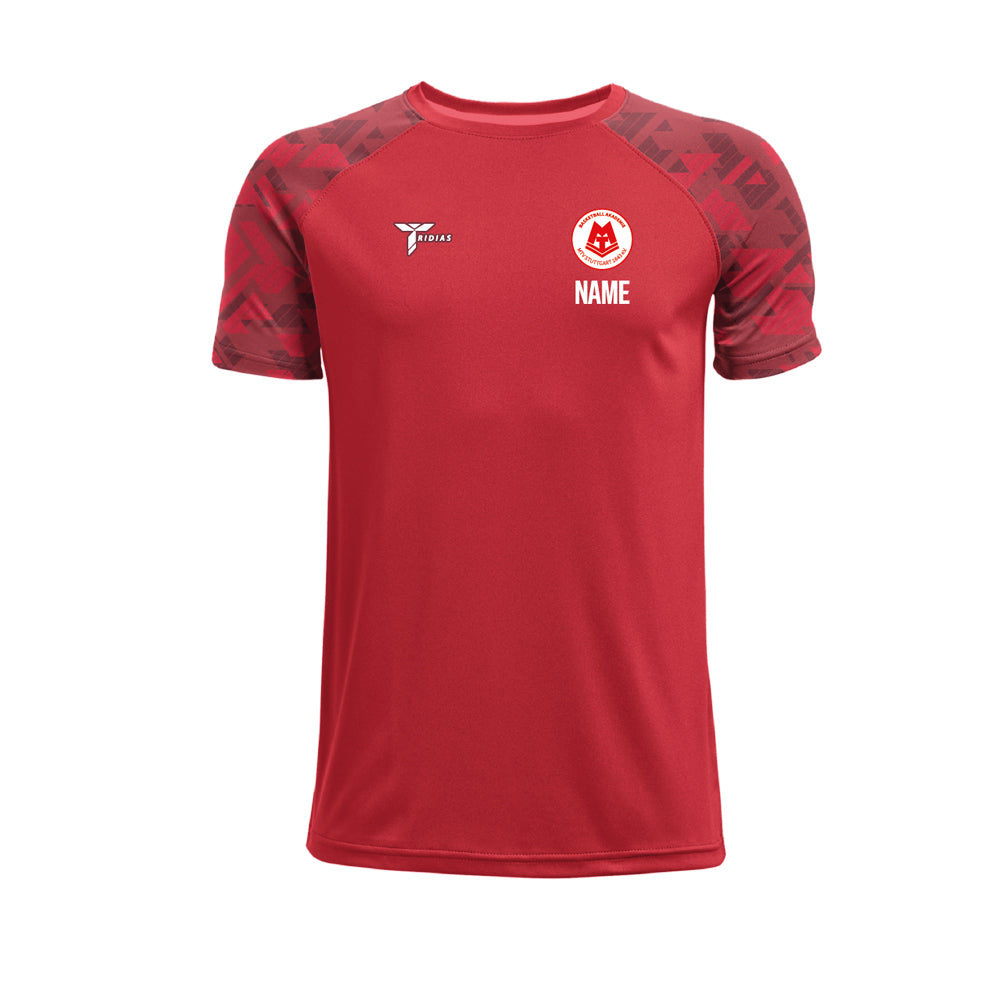 Trainingshirt MTV Stuttgart Basketball x Tridias Rot