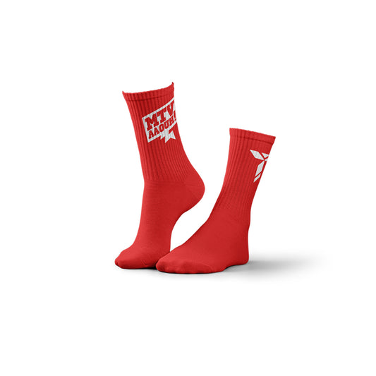 Tridias Sportsocken MTV rot