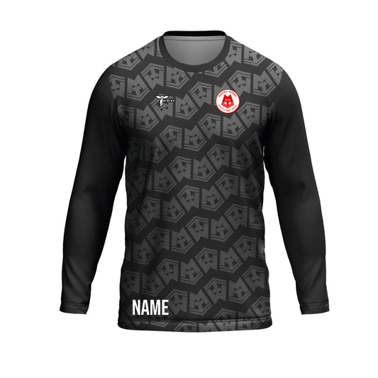 Tridias Shootingshirt lang - schwarz (PRE ORDER ONLY)